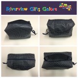 Wash Bag Boxed - Navy Spot Wash Bag Boxed - Navy Spot